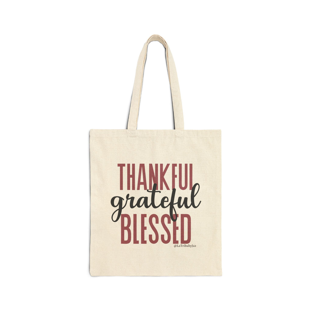 Thankful.Grateful.Blessed - Tote Bag