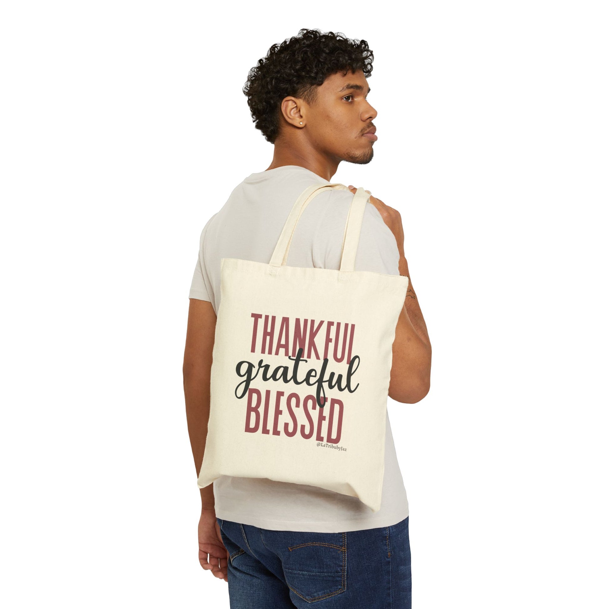 Thankful.Grateful.Blessed - Tote Bag