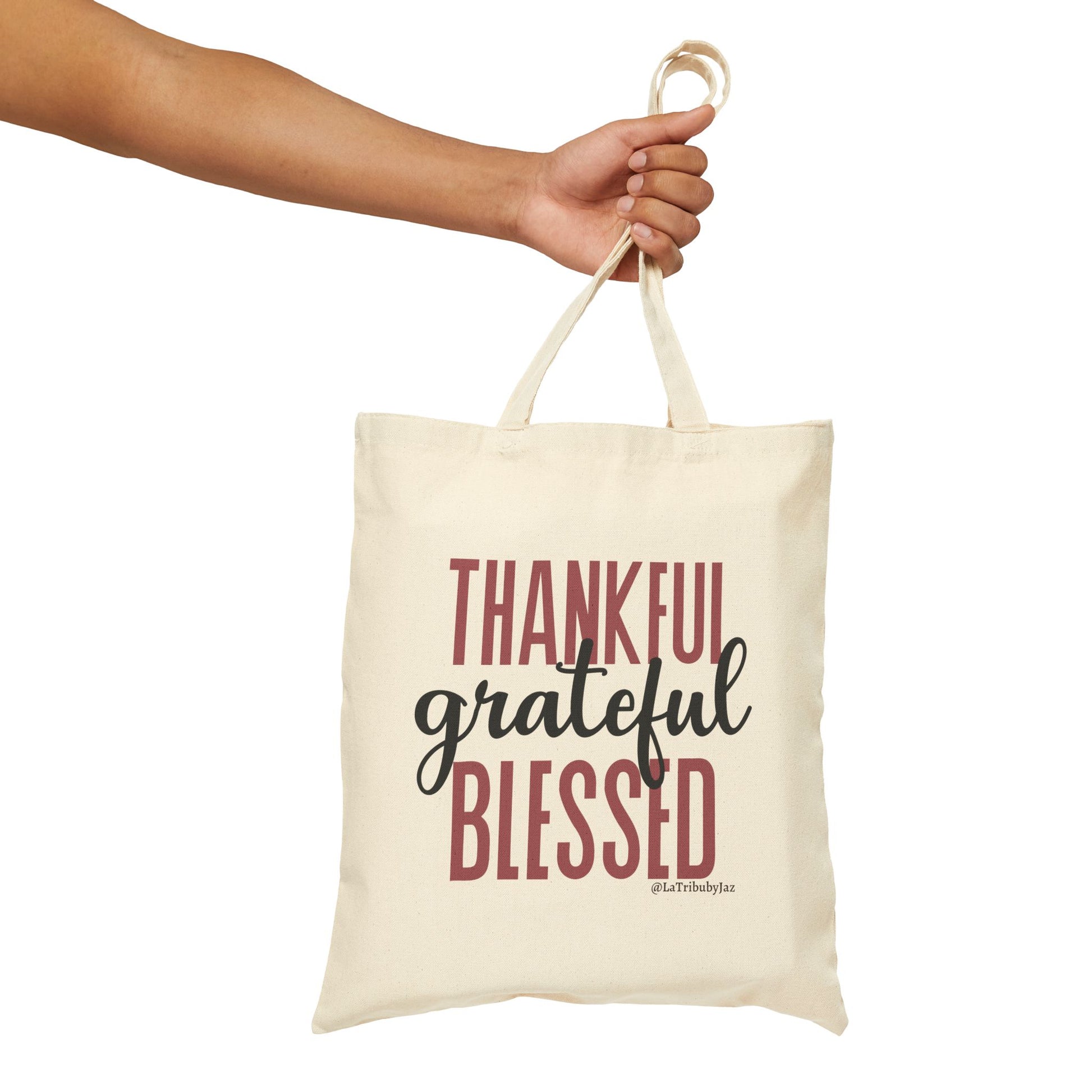Thankful.Grateful.Blessed - Tote Bag